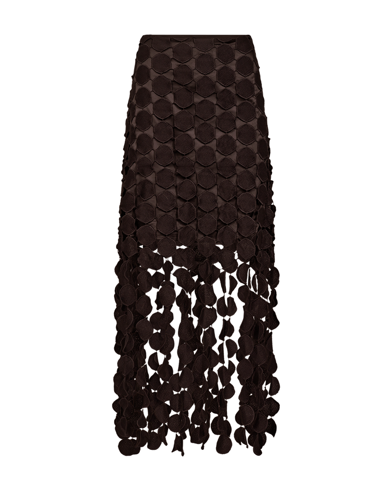 CMTHEA – ROCK MIT FRANSENEFFEKT IN BRAUN