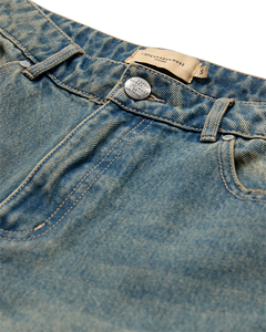 CMJEANNE – HOCH TAILLIERTE JEANS IN BLAU