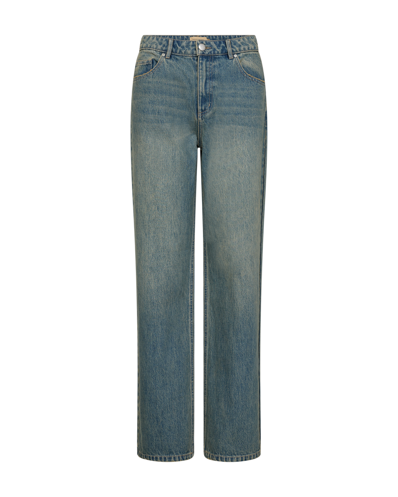 CMJEANNE – HOCH TAILLIERTE JEANS IN BLAU