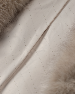 CMPLUSHY – WESTE AUS KUNSTFELL IN BEIGE