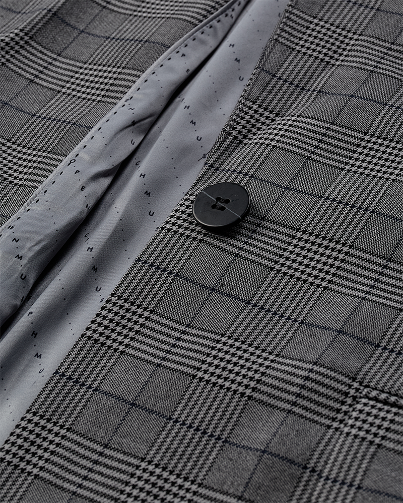 CMTAILOR – KARIERTER BLAZER IN SCHWARZ UND  BLAU