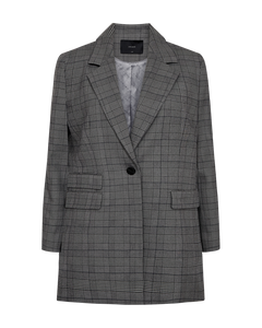 CMTAILOR – KARIERTER BLAZER IN SCHWARZ UND  BLAU