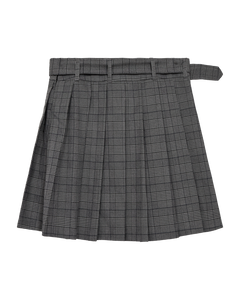 CMTAILOR – KARIERTER FALTENROCK IN SCHWARZ UND  BLAU