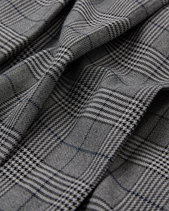 CMTAILOR – KARIERTER FALTENROCK IN SCHWARZ UND  BLAU