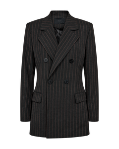 CMTAILOR – DOPPELREIHIGER BLAZER IN SCHWARZ UND  ROT