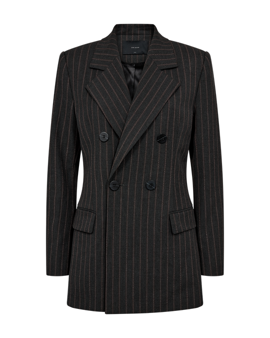 CMTAILOR – DOPPELREIHIGER BLAZER IN SCHWARZ UND  ROT