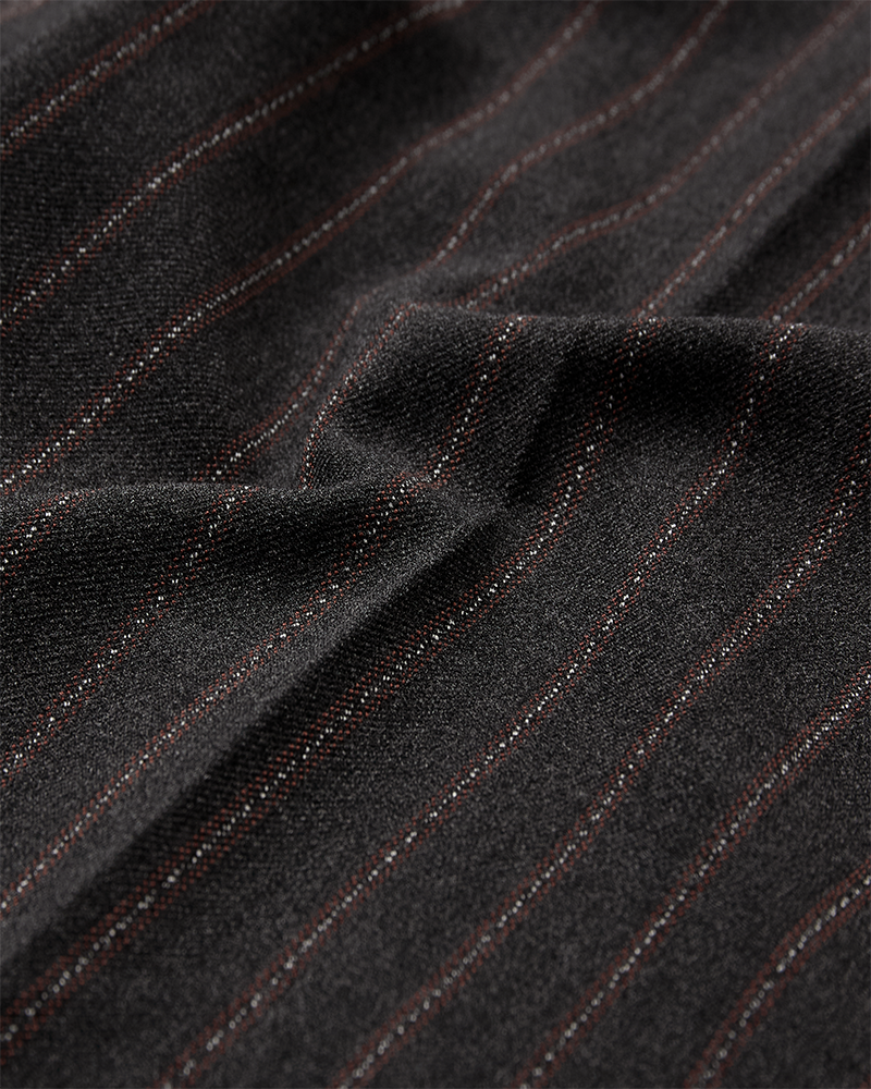 CMTAILOR – HOCH TAILLIERTE HOSE IN SCHWARZ UND  ROT