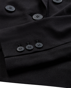 CMTAILOR – KURZER DOPPELREIHIGER BLAZER IN SCHWARZ