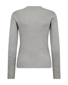 CMVERA – PULLOVER MIT KNÖPFEN IN GRAU