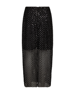 CMDECO – Langer Rock aus Mesh-Qualität IN SCHWARZ
