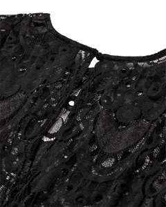 CMLACIE – KLEID MIT SPITZE IN SCHWARZ
