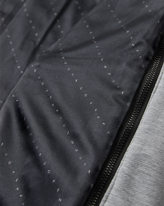 CMHOODIE – JACKE MIT ABNEHMBARER KAPUZE IN SCHWARZ UND WOLLWEISS