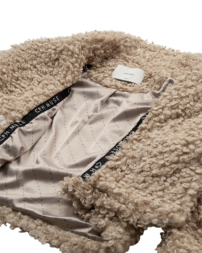 CMCURLY – JACKE IN BEIGE