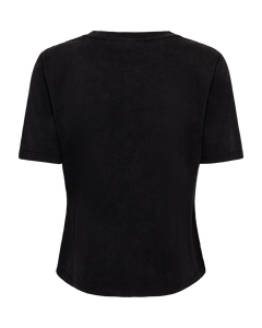 CMMUSE – T-SHIRT MIT PRINT IN SCHWARZ