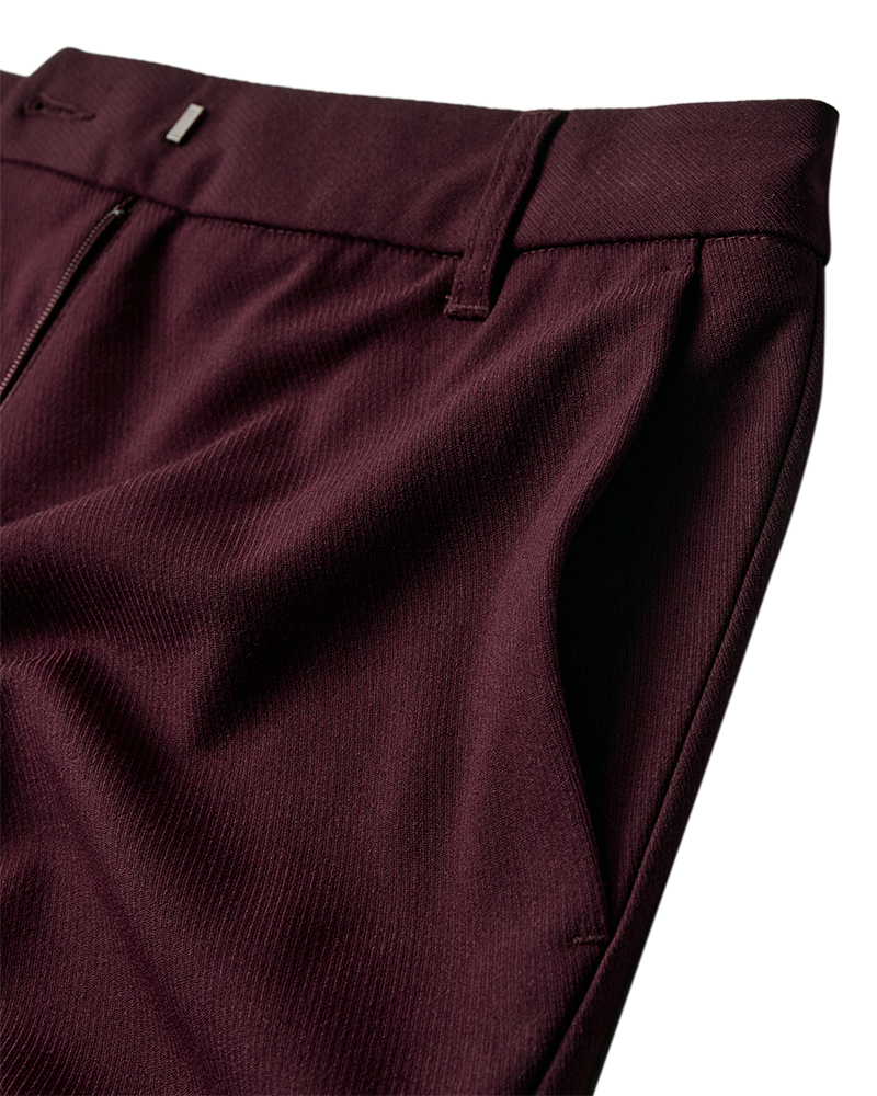 CMTAILOR – HOCH TAILLIERTE HOSE IN ROT