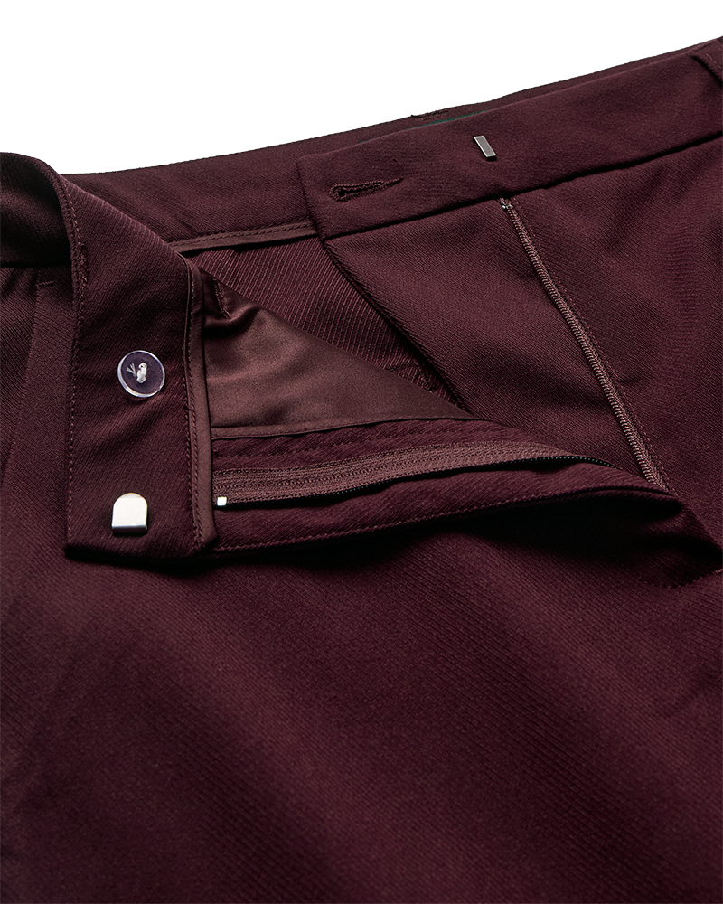 CMTAILOR – HOCH TAILLIERTE HOSE IN ROT