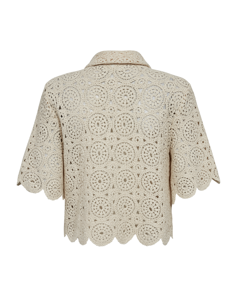 CMCROCHET – HÄKEL-SHIRT IN BEIGE