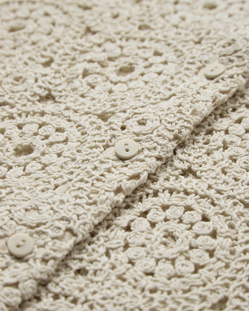 CMCROCHET – HÄKEL-SHIRT IN BEIGE