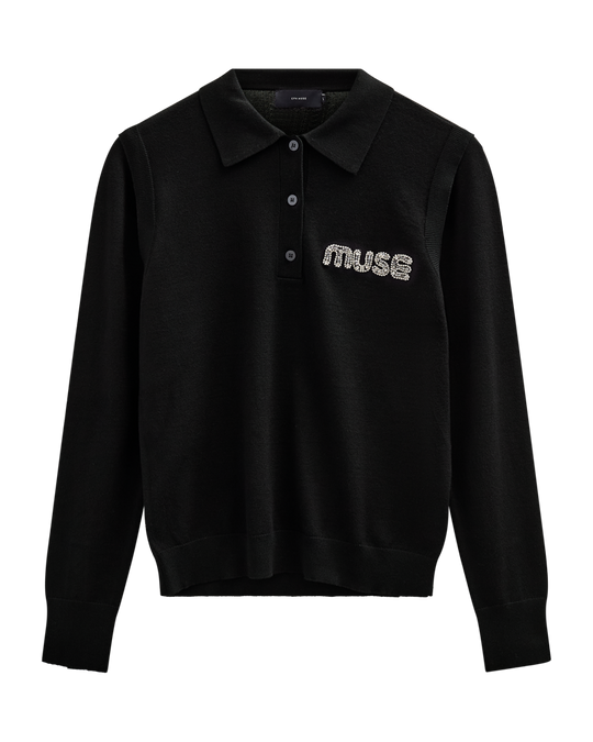 CMVERAN - POLO IN SCHWARZ