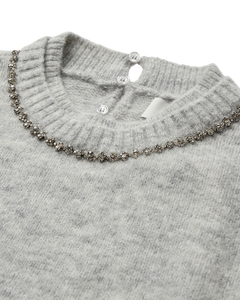 CMIBRA – GESTRICKTER PULLOVER IN GRAU