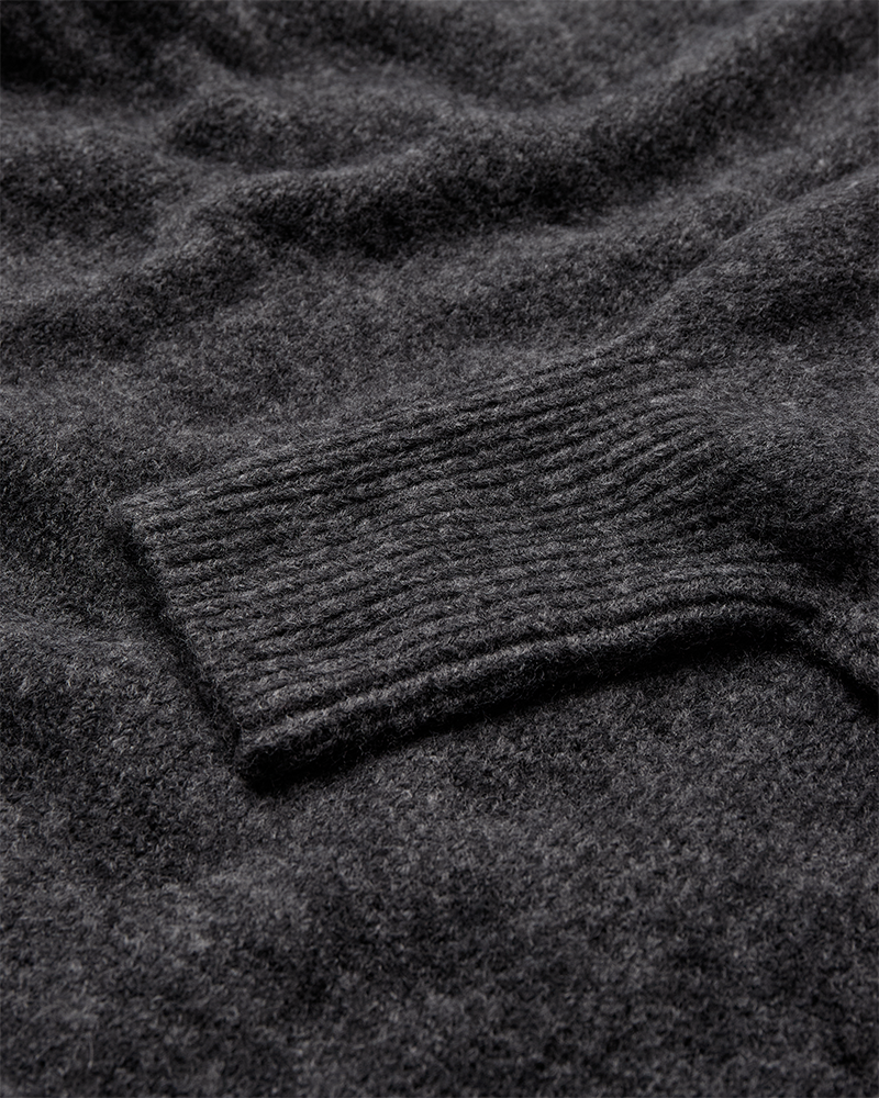 CMIBRA - PULLOVER MIT BALLONÄRMELN IN GRAU