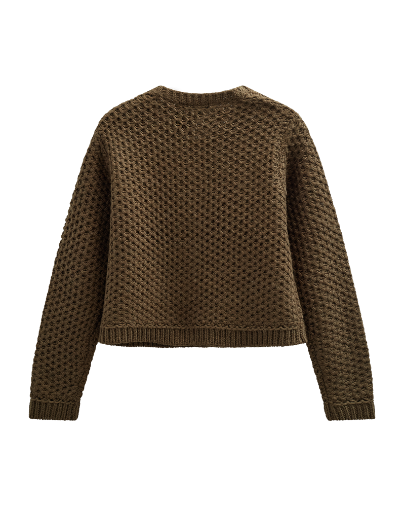 CMCOLETTE - STRICK CARDIGAN IN GRÜN