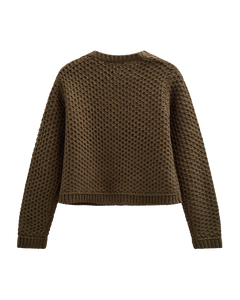 CMCOLETTE - STRICK CARDIGAN IN GRÜN