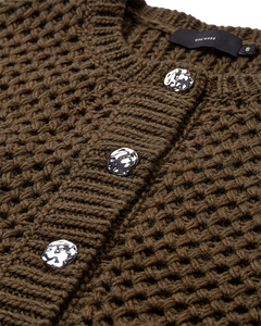 CMCOLETTE - STRICK CARDIGAN IN GRÜN