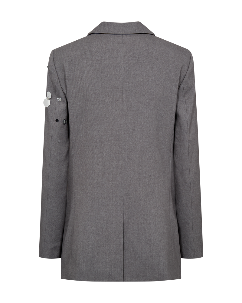 CMTAILOR – BLAZER MIT PAILLETTEN UND PERLEN IN GRAU