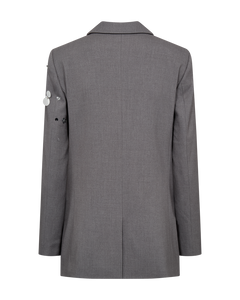 CMTAILOR – BLAZER MIT PAILLETTEN UND PERLEN IN GRAU