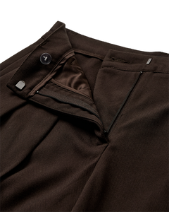 CMTAILOR – HOCHTAILLIERTE HOSEN IN BRAUN