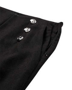 CMTAILOR – HOCHTAILLIERTE HOSE IN SCHWARZ