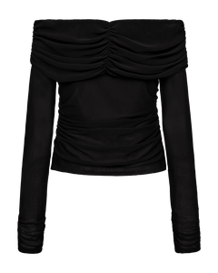 CMMEJSE - OFF-SHOULDER BLUSE IN SCHWARZ