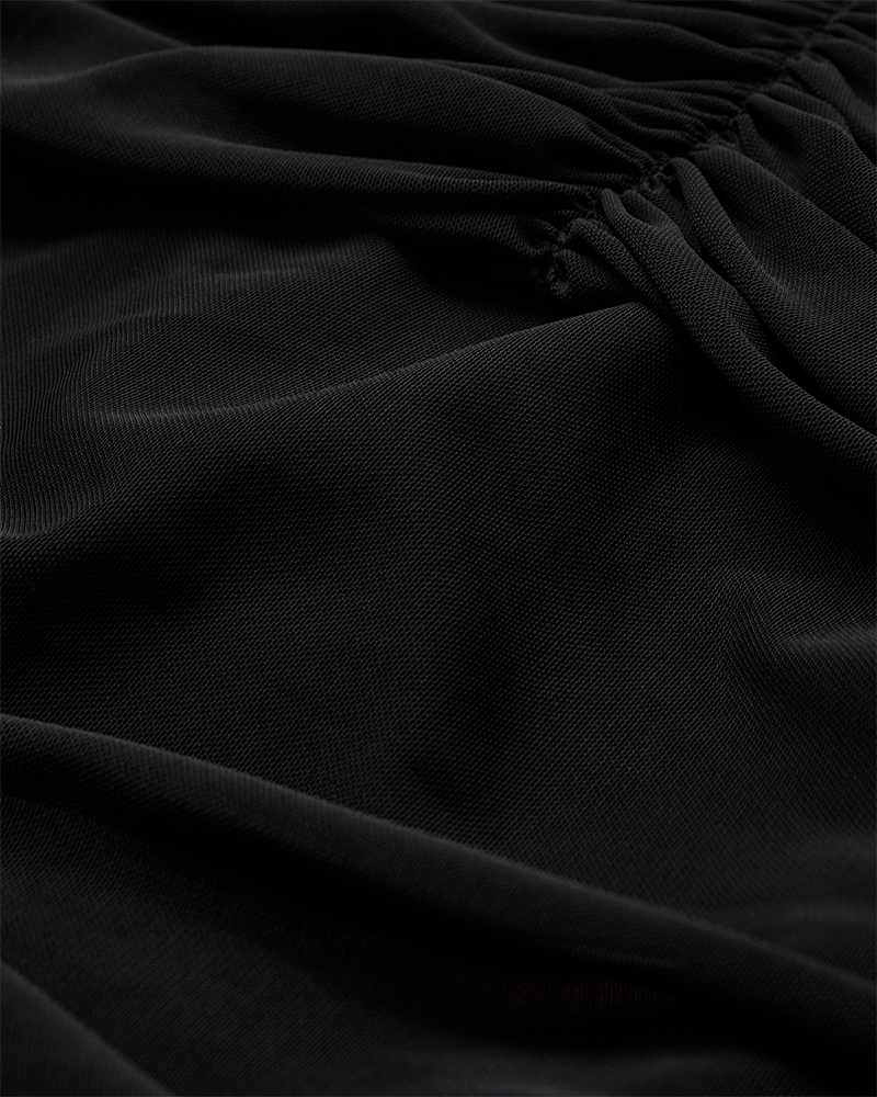 CMMEJSE - OFF-SHOULDER BLUSE IN SCHWARZ