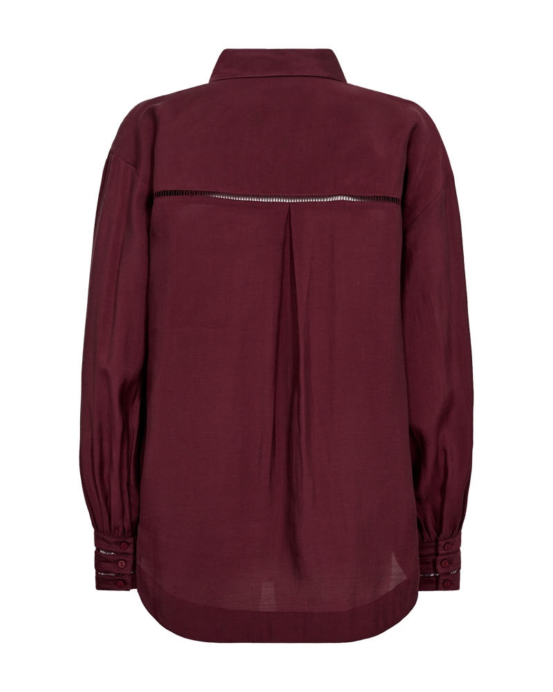 CMMOLLY – HEMD MIT SPITZE IN ROT