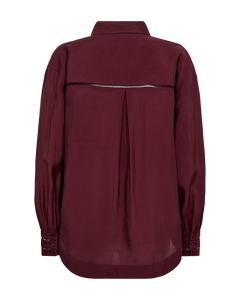 CMMOLLY – HEMD MIT SPITZE IN ROT