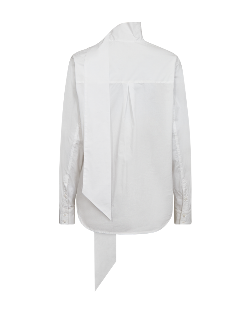 CMPOPLIN – HEMD MIT SCHALDETAIL IN WEISS