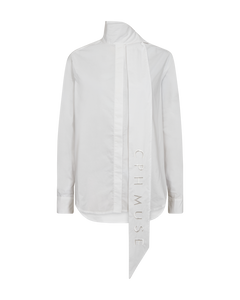 CMPOPLIN – HEMD MIT SCHALDETAIL IN WEISS