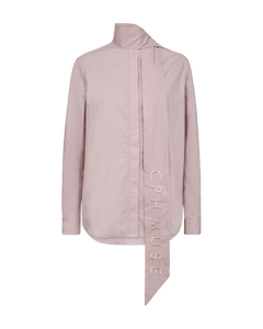 CMPOPLIN – HEMD MIT SCHALDETAIL IN VIOLETT