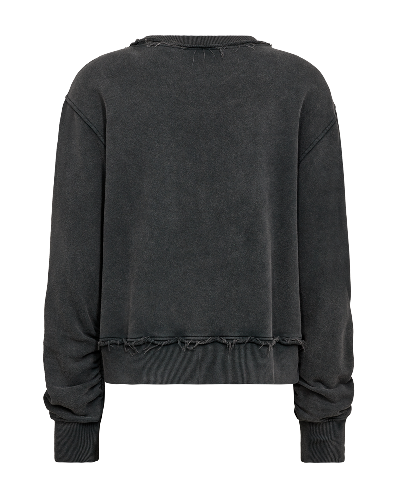 CMROCO – SWEATSHIRT MIT LOGO-DETAIL IN GRAU