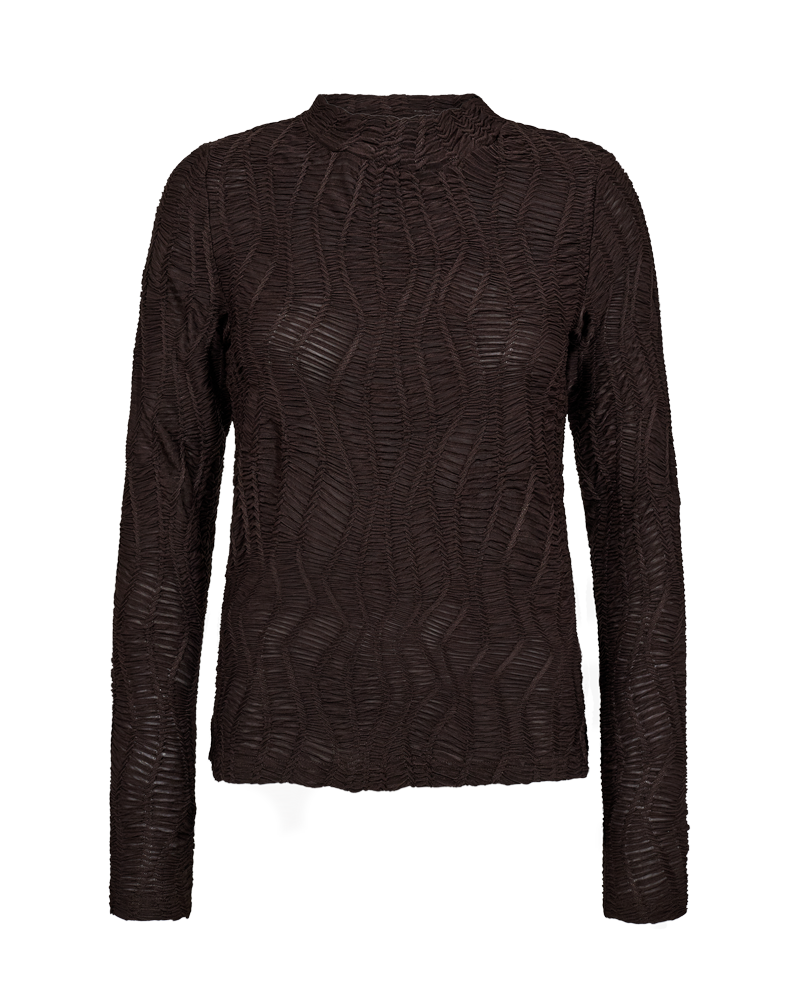 CMJERI – BLUSE IN BRAUN
