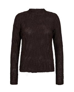 CMJERI – BLUSE IN BRAUN