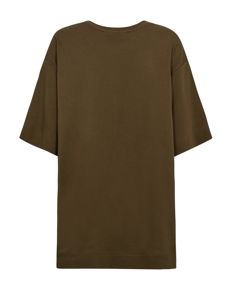 CMMUSE - OVERSIZED T-SHIRT MIT PRINT IN GRÜN
