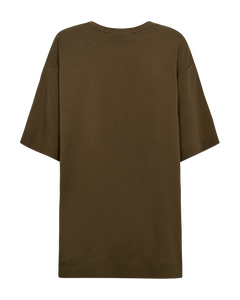 CMMUSE - OVERSIZED T-SHIRT MIT PRINT IN GRÜN