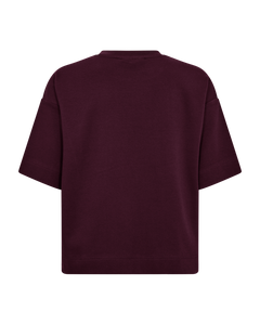 CMMUSE - OVERSIZED T-SHIRT MIT PRINT IN ROT