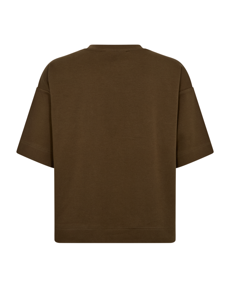 CMMUSE - OVERSIZED T-SHIRT MIT PRINT IN GRÜN