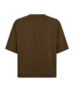 CMMUSE - OVERSIZED T-SHIRT MIT PRINT IN GRÜN