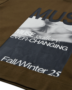 CMMUSE - OVERSIZED T-SHIRT MIT PRINT IN GRÜN