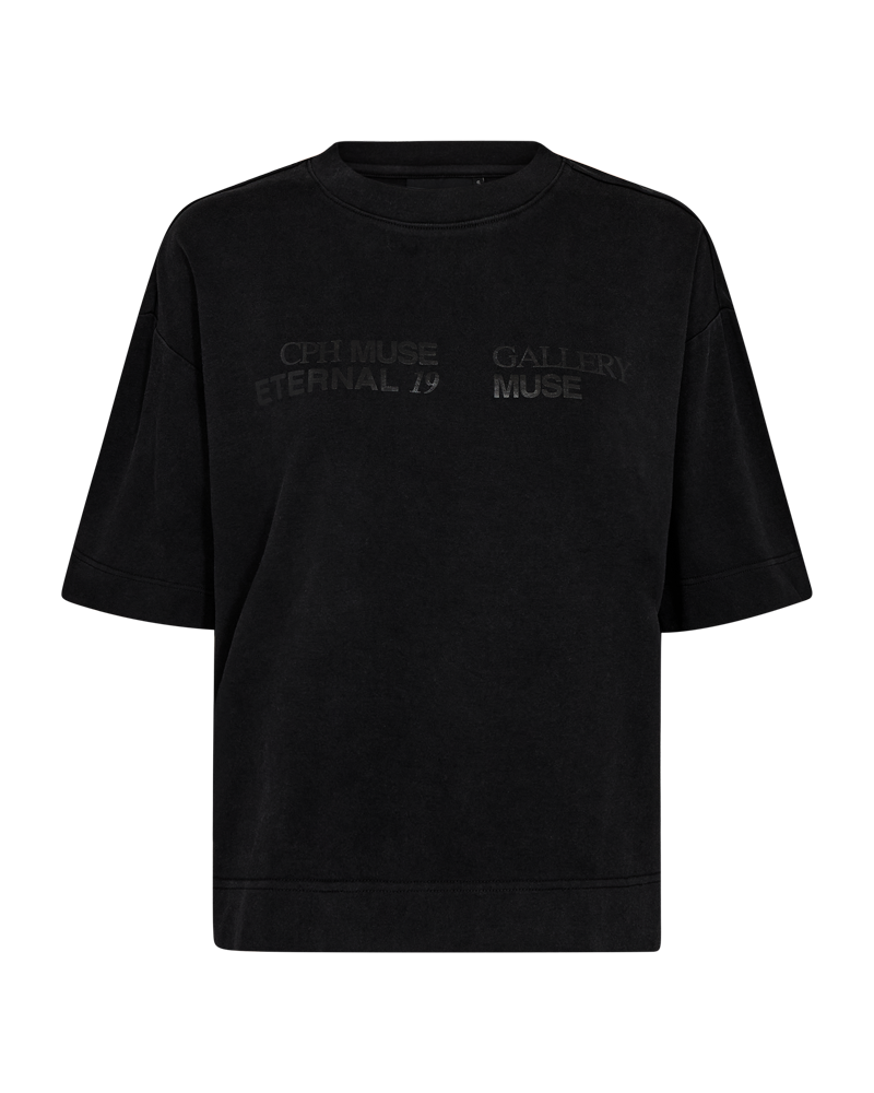 CMMUSE - T-SHIRT IN SCHWARZ