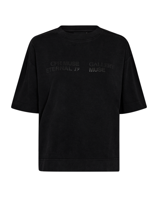 CMMUSE - T-SHIRT IN SCHWARZ